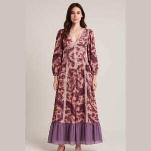 HEMANT & NANDITA Fiza Maxi Dress